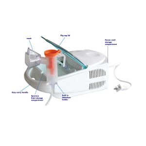 אישור CE/ISO חמה למכירה נייד רפואי חשמלי שקט מדחס נבולייזר (MT05116103)
