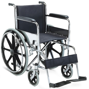 כיסא גלגל פלדה רפואי זול למכירה חמה באישור CE/ISO (MT05030002)