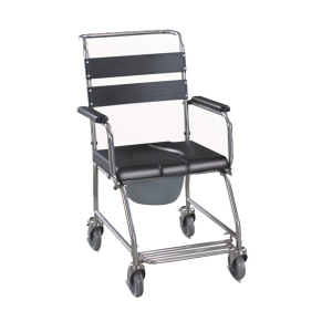 כיסא גלגלים מפלדת אל-חלד רפואית זולה רפואית באישור Ce/ISO (MT05030063)