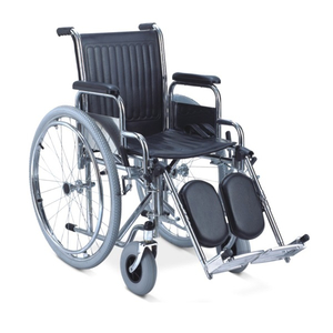 כיסא גלגל פלדה רפואי זול למכירה חמה באישור CE/ISO (MT05030013)